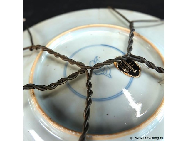 Antiek chinees porseleinen diep bord - afbeelding 5 van  5