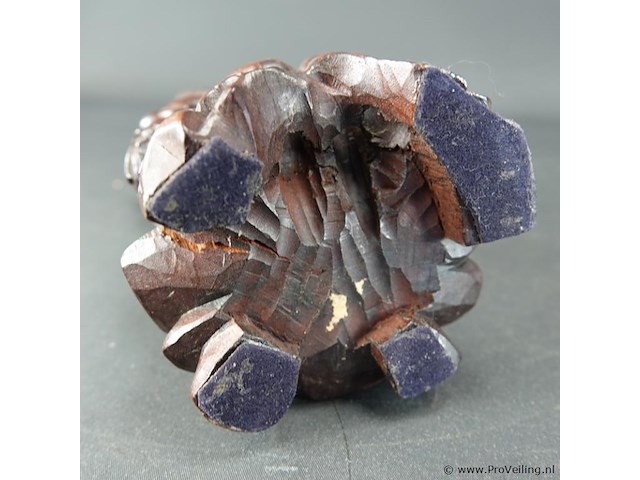 Antiek chinees rozenhouten snijwerk van shouxing, de god van de lang levensduur - afbeelding 5 van  5