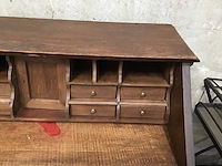 Antiek eiken secretaire - afbeelding 1 van  2