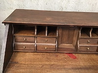 Antiek eiken secretaire - afbeelding 2 van  2