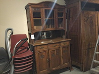 Antiek eikenhouten buffetkast - afbeelding 1 van  4