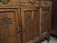 Antiek eikenhouten buffetkast - afbeelding 4 van  4