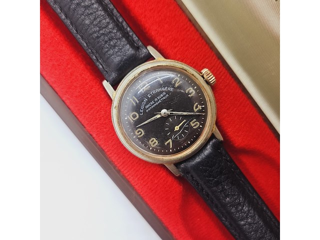 Antiek frans vreemdelingen legioen (legion etrangère) polshorloge - afbeelding 3 van  7