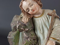 Antiek gipsen beeld - afbeelding 3 van  5