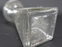 Antiek glazen vaas - afbeelding 5 van  5