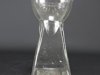 Antiek glazen vaas - afbeelding 3 van  5