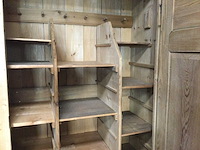 Antiek grenen schoolkast - afbeelding 4 van  6
