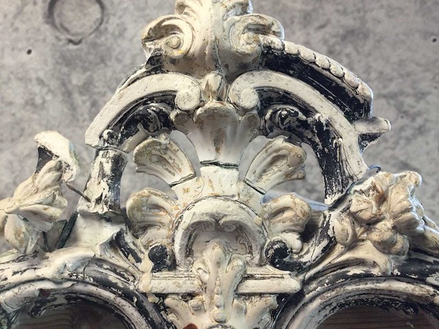 Antiek grenen vitrinekast - afbeelding 3 van  9