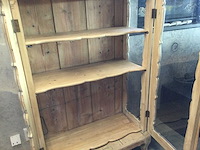 Antiek grenen vitrinekast - afbeelding 8 van  9