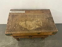 Antiek hakblok - afbeelding 2 van  3