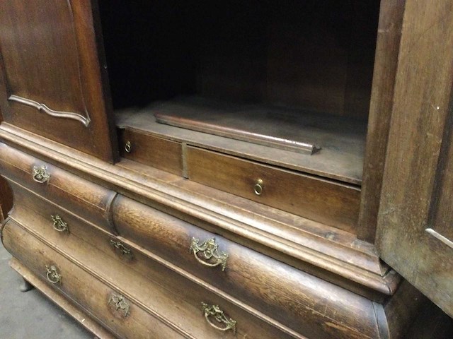 Antiek hollands eiken kast - afbeelding 4 van  5