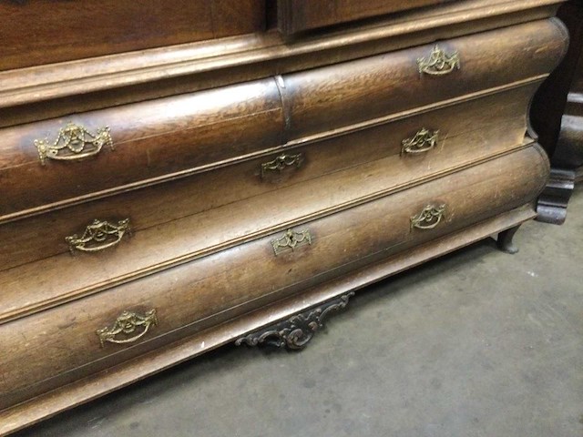 Antiek hollands eiken kast - afbeelding 5 van  5