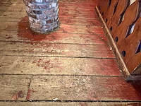 Antiek houten cafévloer 50m2 - afbeelding 4 van  5