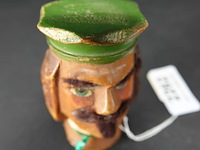 Antiek houten hoofd voor een handpop - afbeelding 4 van  5