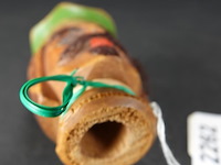 Antiek houten hoofd voor een handpop - afbeelding 5 van  5