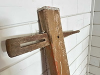 Antiek houten roer - afbeelding 2 van  4
