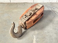 Antiek houten scheepsblok - afbeelding 1 van  4