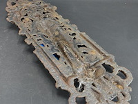 Antiek ijzeren wandornament - afbeelding 5 van  5