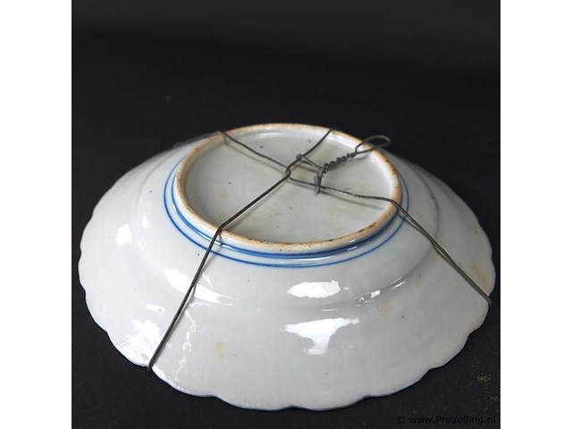 Antiek imari bord - afbeelding 4 van  5