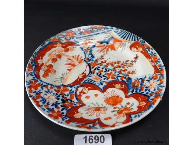 Antiek imari bord - afbeelding 1 van  5