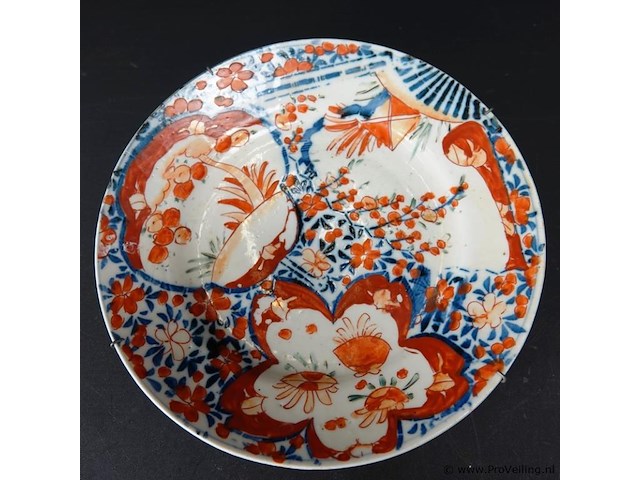 Antiek imari bord - afbeelding 2 van  5