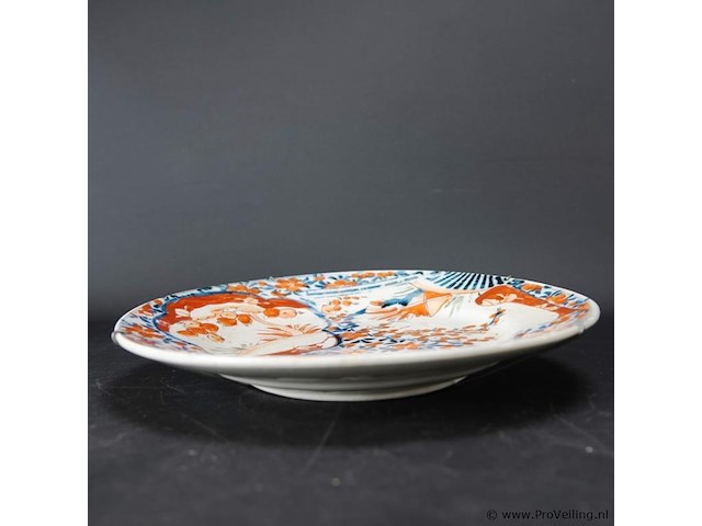 Antiek imari bord - afbeelding 3 van  5