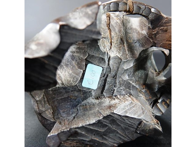 Antiek in rozenhout gesneden li tieguai, een van de acht onsterfelijken uit de chinese taoïstische traditie - afbeelding 5 van  5