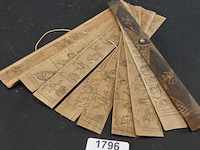Antiek indisch palmblad manuscript (lontar) - afbeelding 1 van  5