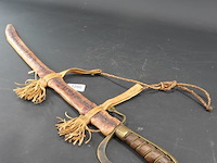 Antiek indisch zwaard met schede - afbeelding 5 van  5