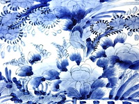 Antiek japans imari-porseleinen bord, waarschijnlijk uit de edo- of meiji-periode. - afbeelding 3 van  5