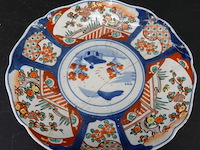 Antiek japans imari-porseleinen bord - afbeelding 2 van  5
