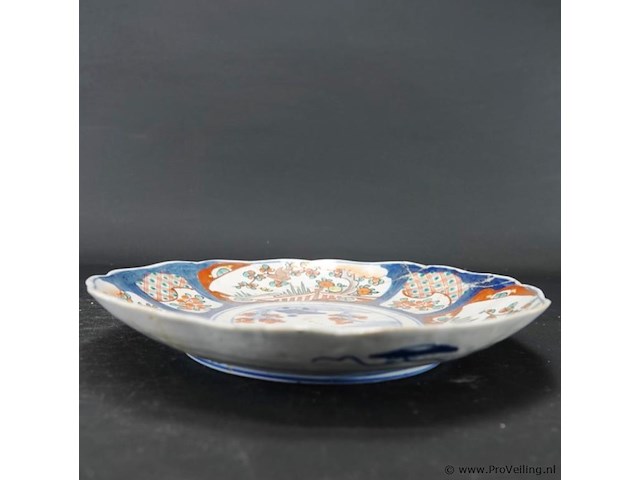 Antiek japans imari-porseleinen bord - afbeelding 3 van  5