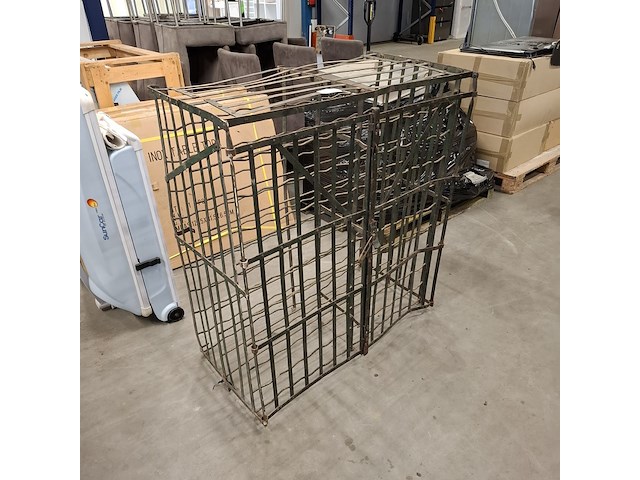 Antiek kelderrek voor wijnflessen. - afbeelding 3 van  3