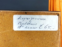 Antiek kopergravure gezigt op de kerk te wezep - afbeelding 5 van  5