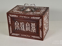 Antiek mahjong spel - afbeelding 1 van  10