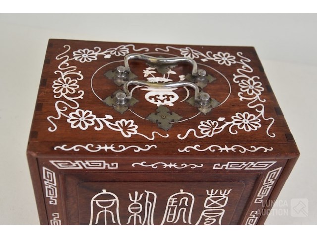 Antiek mahjong spel - afbeelding 4 van  10