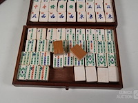 Antiek mahjong spel - afbeelding 10 van  10