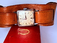 Antiek omega mechanisch dameshorloge ca. 1940 - afbeelding 2 van  7