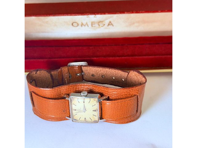 Antiek omega mechanisch dameshorloge ca. 1940 - afbeelding 3 van  7