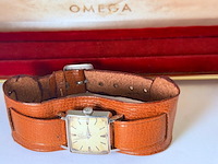 Antiek omega mechanisch dameshorloge ca. 1940 - afbeelding 3 van  7