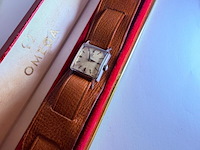 Antiek omega mechanisch dameshorloge ca. 1940 - afbeelding 4 van  7