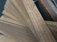 Antiek palmbladmanuscript uit zuid- of zuidoost-azië - afbeelding 3 van  5