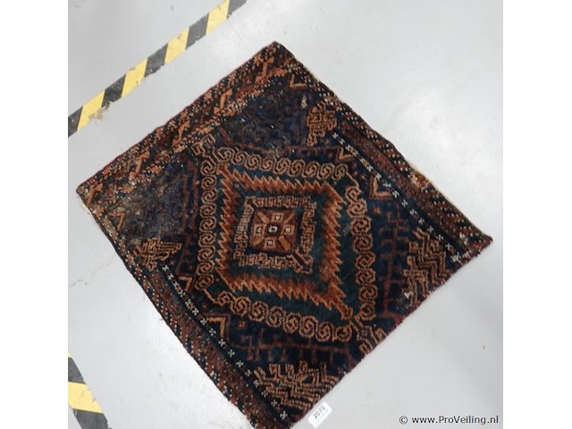 Antiek perzische baluch wollen kussensloop - afbeelding 2 van  5