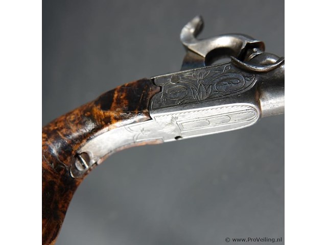 Antiek pistool (eind 19de eeuw) - afbeelding 4 van  5