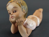 Antiek porseleinen babybeeldje - afbeelding 1 van  5