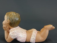 Antiek porseleinen babybeeldje - afbeelding 2 van  5