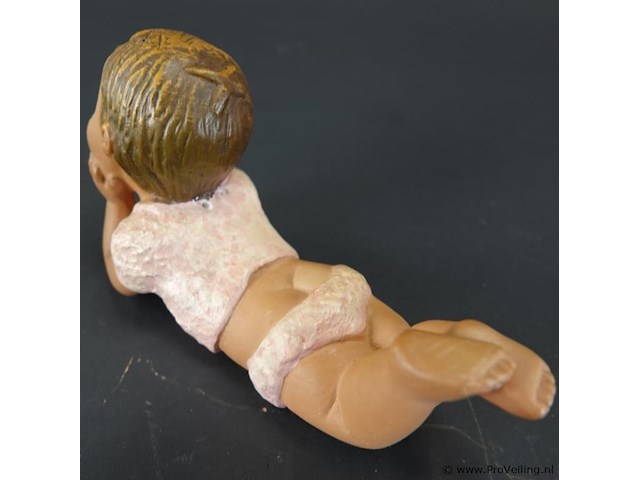 Antiek porseleinen babybeeldje - afbeelding 3 van  5