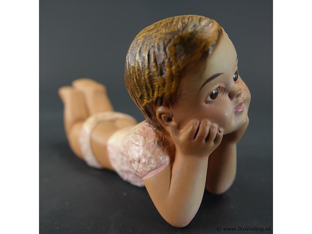 Antiek porseleinen babybeeldje - afbeelding 4 van  5