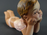 Antiek porseleinen babybeeldje - afbeelding 4 van  5