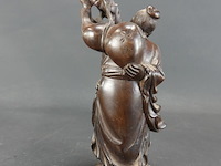 Antiek rozenhouten chinees snijwerk - afbeelding 3 van  5